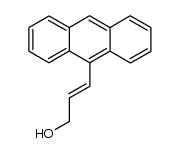 2-Propen-1-ol, 3-(9-anthracenyl)-, (2E)- 结构式