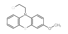 10-(2-氯乙基)-3-甲氧基吩噻嗪 结构式
