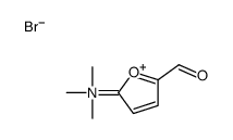5-甲酰基-N,N,N-三甲基-2-呋喃铵溴化物 结构式