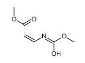 2-Propenoic acid, 3-[(methoxycarbonyl)amino]-, methyl ester, (Z)- (9CI) 结构式