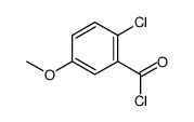 2-氯-5-甲氧基苯甲酰氯 结构式