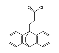 9,10-Ethanoanthracene-10(9H)-propanoyl chloride 结构式