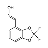 (NE)-N-[(2,2-difluoro-1,3-benzodioxol-4-yl)methylidene]hydroxylamine 结构式