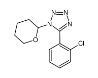 5-(2-氯苯基)-1-(四氢-2H-吡喃-2-基)-1H-四氮唑 结构式