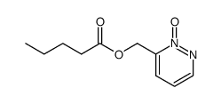 Pentanoic acid, (2-oxido-3-pyridazinyl)methyl ester 结构式