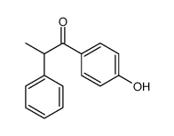1-(4-羟基苯基)-2-苯基-1-丙酮 结构式