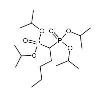 Phosphonic acid, pentylidenebis-, tetrakis(1-methylethyl) ester (9CI) 结构式