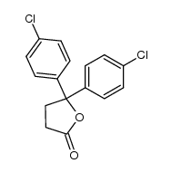 5,5-双(4-氯苯基)二氢-2(3H)-呋喃酮 结构式