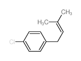 1-氯-4-(3-甲基-2-丁烯基)苯 结构式
