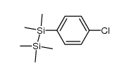 Disilane, 1-(4-chlorophenyl)-1,1,2,2,2-pentamethyl- 结构式