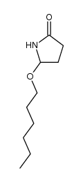 5-己氧基吡咯烷-2-酮 结构式