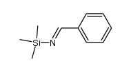 Silanamine, 1,1,1-trimethyl-N-(phenylmethylene)-, [N(E)]- 结构式