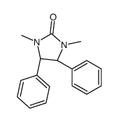 2-Imidazolidinone, 1,3-dimethyl-4,5-diphenyl-, (4S,5S)- 结构式