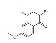 2-溴-1-(4-甲氧基苯基)己-1-酮 结构式