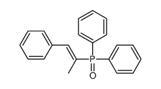 Phosphine oxide, [(1E)-1-methyl-2-phenylethenyl]diphenyl- 结构式