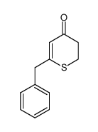 2,3-二氢-6-(苯甲基)-4H-噻喃-4-酮 结构式