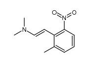 N,N-二甲基-2-(2-甲基-6-硝基苯基)乙烯胺 (1E)- 结构式