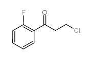 3-氯-1-(2-氟苯基)-1-丙酮 结构式