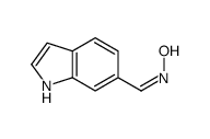 1H-INDOLE-6-CARBALDEHYDE OXIME 结构式