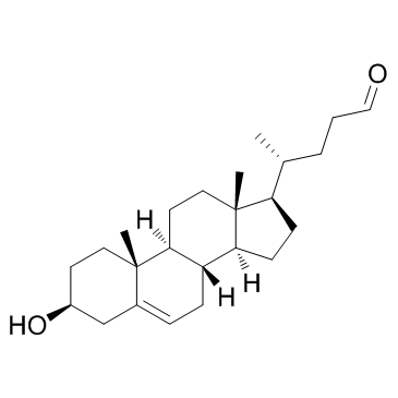 化合物Chol-5-en-24-al-3β-ol(储存“-20℃”；运输“冰袋”) 结构式