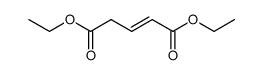 (E)-2-Pentenedioic acid diethyl ester 结构式