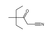 4-乙基-4-甲基-3-氧代己腈 结构式