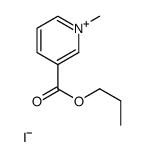 1-甲基-3-(丙氧羰基)吡啶碘化物 结构式