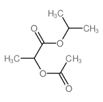 2-乙酰氧基丙酸异丙酯 结构式