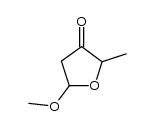 二氢-5-甲氧基-2-甲基-3(2H)-呋喃酮 结构式
