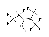 1,1,1,4,4,5,5,5-八氟-3-甲氧基-2-(三氟甲基)-2-戊烯 结构式