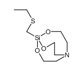 2,8,9-Trioxa-5-aza-1-silabicyclo[3.3.3]undecane, 1-[(ethylthio)methyl]- 结构式