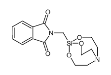 2-(2,8,9-三氧杂-5-氮杂-1-硅杂双环[3.3.3]十一碳-1-基甲基)-1H-异吲哚-1,3(2H)-二酮 结构式