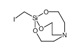 1-(碘甲基)-2,8,9-三氧杂-5-氮杂-1-硅杂双环[3.3.3]十一烷 结构式