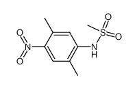 N-(2,5-二甲基-4-硝基苯基)甲磺酰胺 结构式