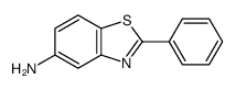 5-氨基-2-苯基苯并噻唑 结构式