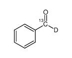 苯甲醛-α-13C,α-d1 结构式