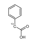 苯乙酸-2-13C 结构式