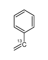 苯乙烯-α-13C 结构式
