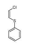(E)-1-Chloro-2-phenylthioethylene 结构式