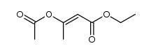 ethyl 3-(acetoxy)crotonate 结构式