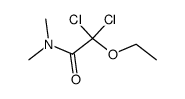 2,2-二氯-2-乙氧基-N,N-二甲基乙酰胺 结构式