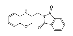 1H-Isoindole-1,3(2H)-dione, 2-[(3,4-dihydro-2H-1,4-benzoxazin-3-yl)methyl]- 结构式