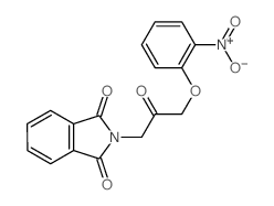 1H-Isoindole-1,3(2H)-dione, 2-[3-(2-nitrophenoxy)-2-oxopropyl]- 结构式