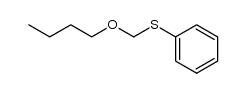Benzene, [(butoxymethyl)thio]- 结构式