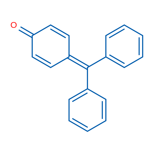 4-(Diphenylmethylene)-2,5-cyclohexadiene-1-one 结构式