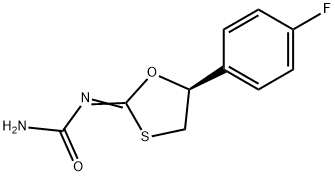 Urea, N-[5-(4-fluorophenyl)-1,3-oxathiolan-2-ylidene]- 结构式