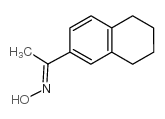 (1E)-1-(5,6,7,8-四氢萘-2-基)乙酮肟 结构式