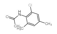 2-氯-4,6-二甲基乙酰替苯胺 结构式