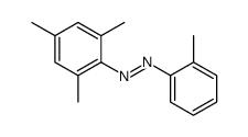 Diazene, 1-(2-methylphenyl)-2-(2,4,6-trimethylphenyl)- 结构式