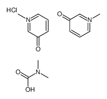 Pyridinium, 3-[[(dimethylamino)carbonyl]oxy]-1-methyl-, chloride (1:1) 结构式